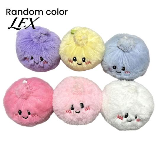 Colorful Dumpling Plushie Stuffed Dumplings Keychains, Mini Plush Toys, Kawaii Key Chain Backpack Charms, Decorative Bag Pendant Soft Fidget Keychains