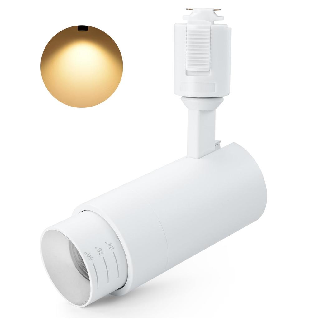 Duct Rail Light Fill Light Power Consumption 10W Aperture Size Adjustable Equipped with LED Large Light Input 1100lm American LED Chip Color Rendering