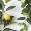 Green Leaves Artificial Lemon Branch Plastic Fruit Handmade Fake Fruit Props Realistic Flower Arrangement Simulation Fruit Tree
