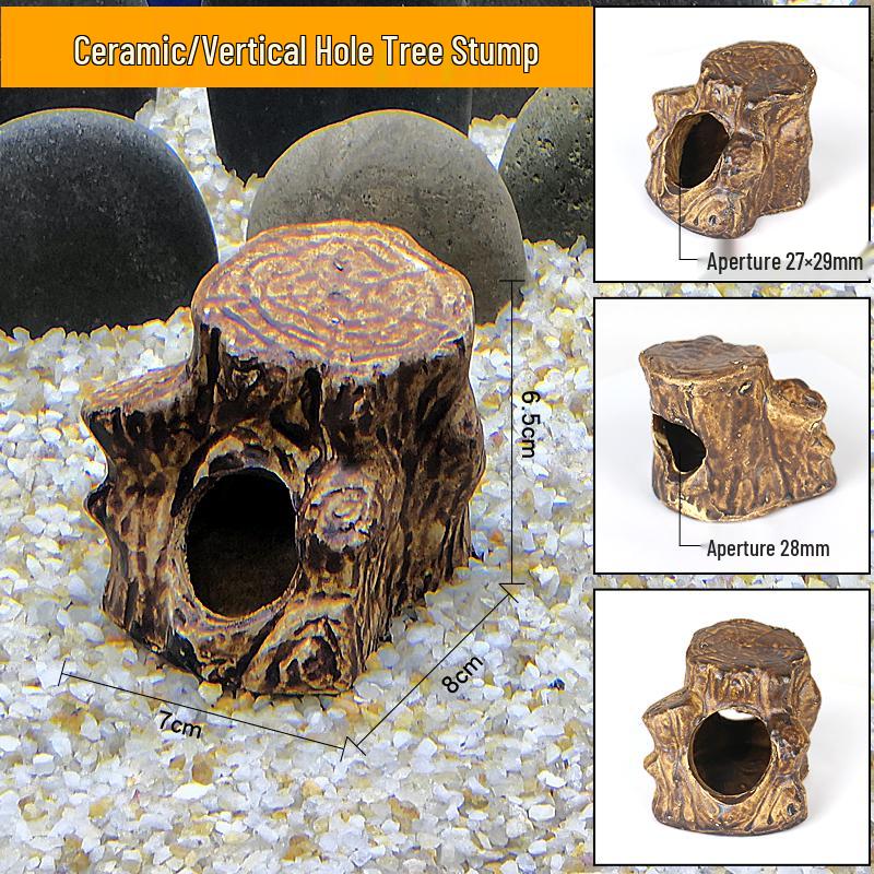 Ceramic Fish Tank Decoration: Shrimp Hiding, Cichlid Breeding, Spawning Nest.