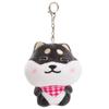 Plush Doll Scarf Shiba Keyring Cute Scarf Puppy Dog Pendant Fashion Plush Dog Keychain  Couple Gift