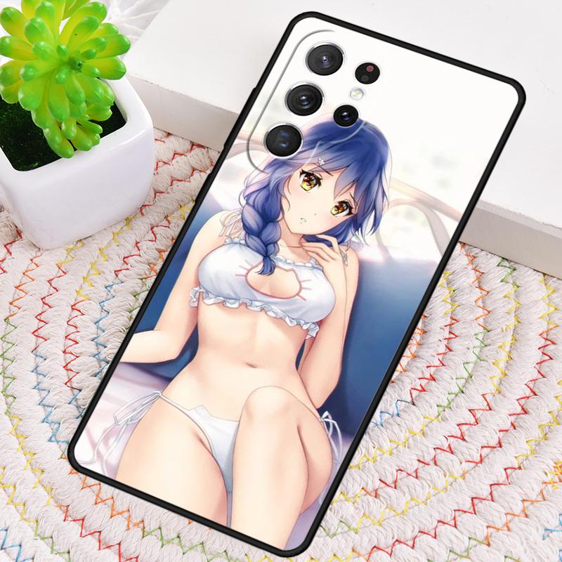 Летний Бикини Девушки Защитный Чехол для Телефона для Samsung Galaxy note 10 pro S26 Ultra S23 S24 FE S25 S21 S22 PLUS Ударопрочный Чехол