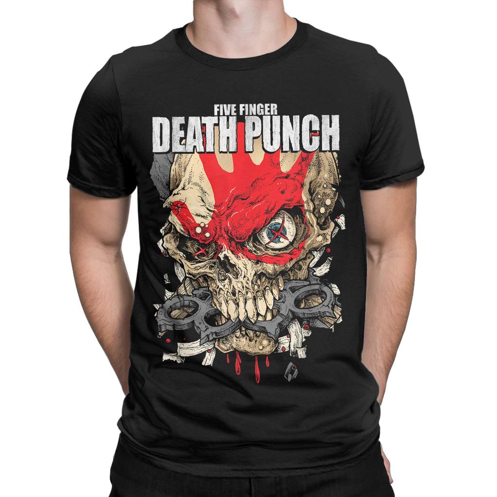 Mens TShirts 5FDP Exploded Warhead Fashion Cotton Tee Shirt Short Sleeve T Shirt Round Neck Clothes Plus Size