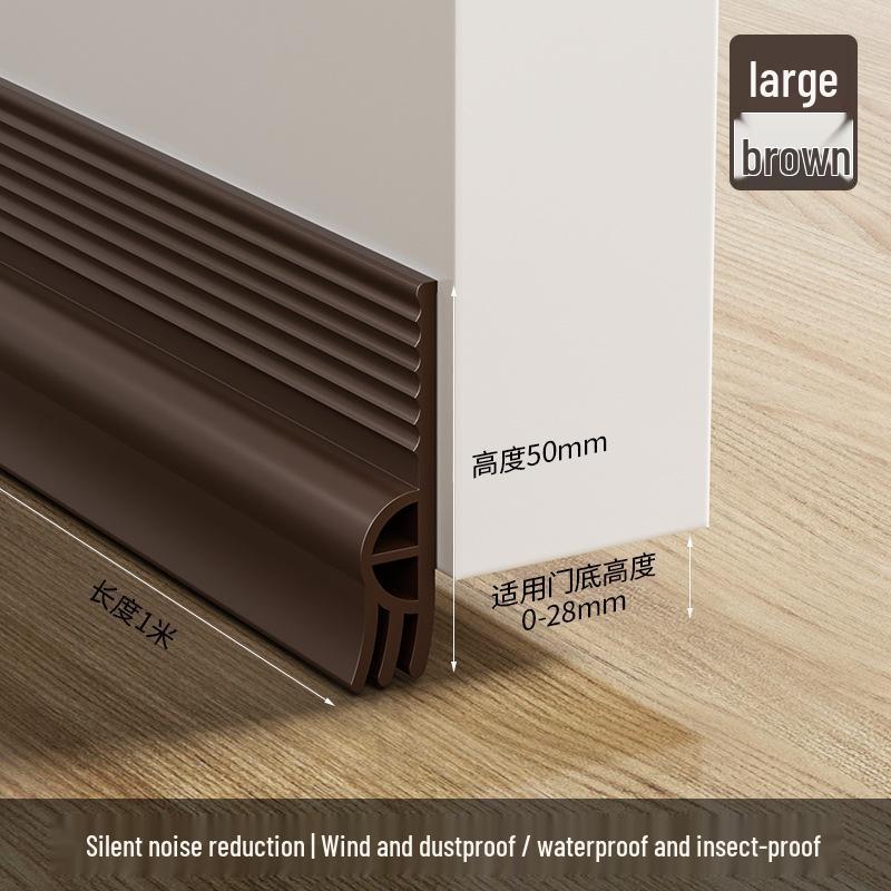 Winter Windproof Silicone Door Bottom Seal Strip for Sound Insulation and Draft Blocking