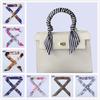 Slender Tie Bag Handle Silk Scarf Small Ribbon Decorative Scarf Bag Strap Women'S Scarf Ribbon