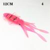 1Pcs 5 Color Fishing Tackle 10/12/15cm Artificial Lures Soft Bait Fishing Lure Squid Baits
