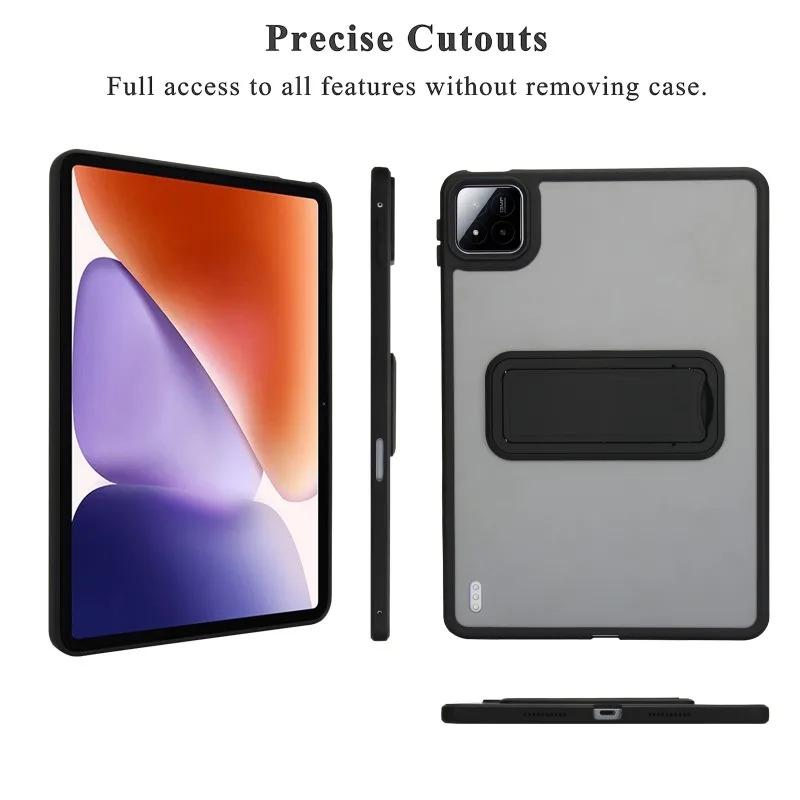Тонкий Гибридный Чехол из ТПУ + ПК Для Poco Pad X1 11.2" / POCO M1 12.1 дюйма с Складной Подставкой Ударопрочный Защитный Чехол для Планшета