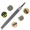 5Pcs Flat/Round/Half Round/Triangle/Square Woodworking Steel Rasp 6 Inch File Flat  For Metalworking