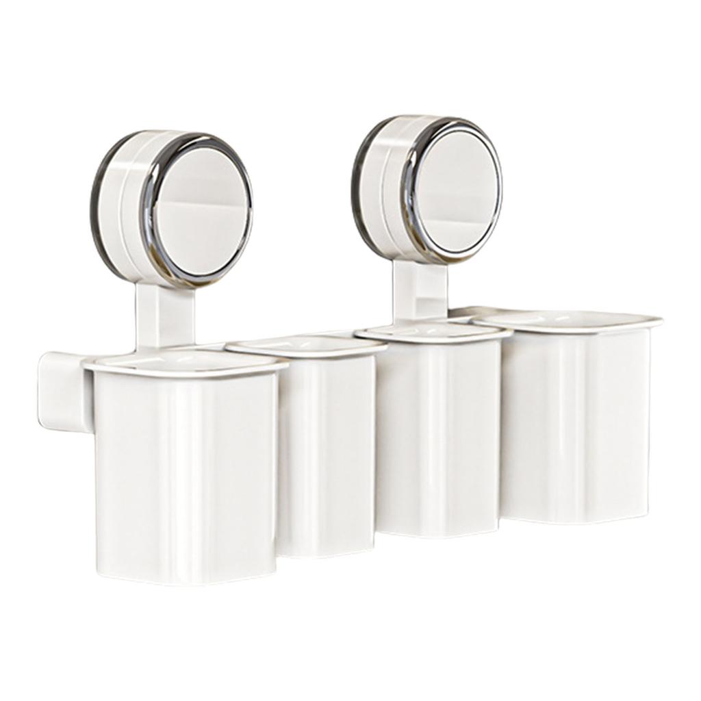 Маленький держатель для зубных щеток на присоске, настенное крепление без сверления, подставка для ванной комнаты для кухни и спальни