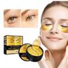 24-каратная золотая маска для глаз. Увлажнение, осветление, укрепление, осветление линий под глазами, темных кругов, тонких линий и морщин. Восстановление