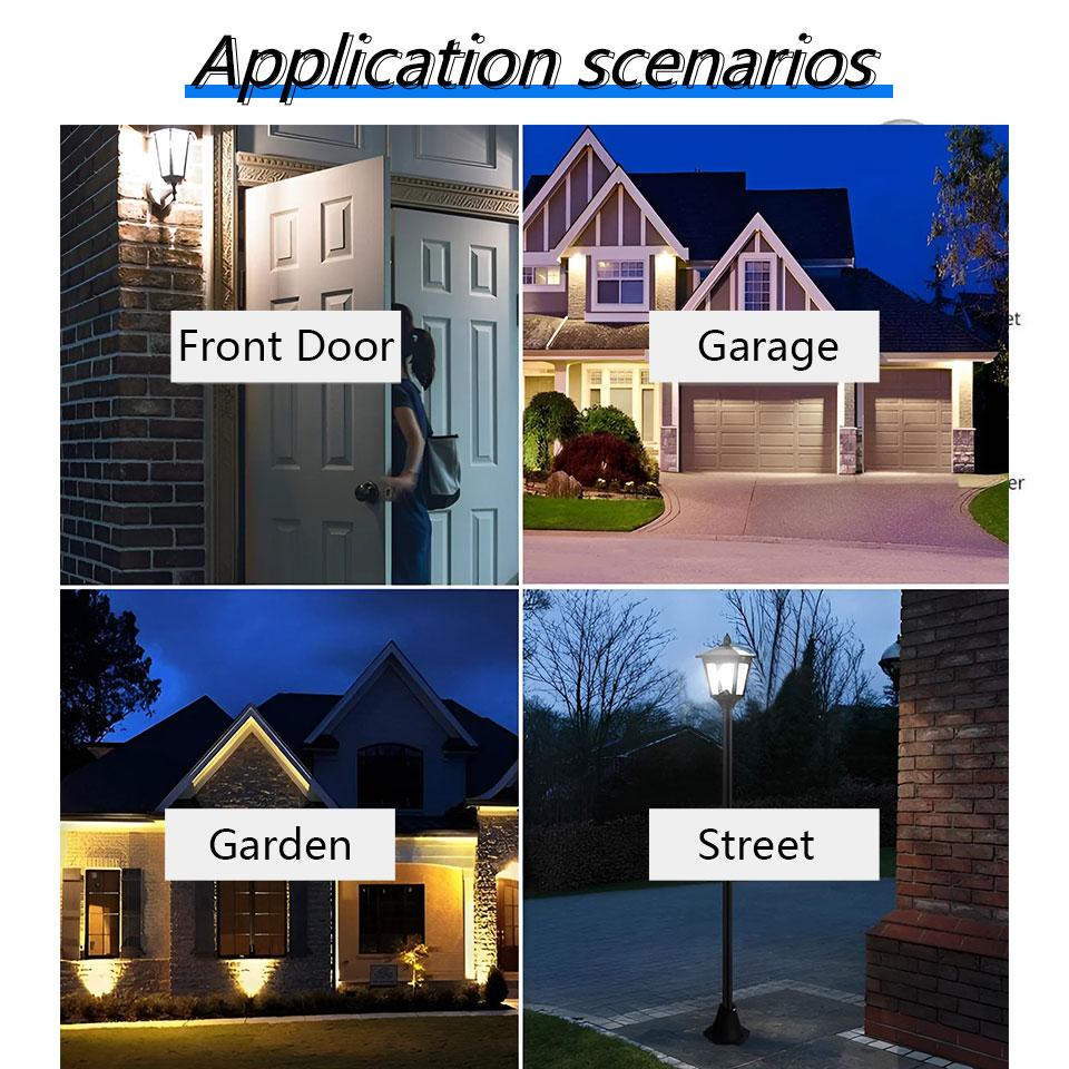 Светодиодная лампа E27 с датчиком движения PIR 110 В 220 В 12 Вт 15 Вт 18 Вт Светодиодная лампа от заката до рассвета Лампы Прожекторы Ночник для дома Лестница Коридор