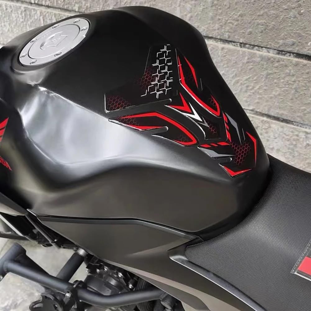 Накладка на бак мотоцикла для Kawasaki Ninja 250/400/650, ZX-6R/10R/25R, Z400/900/1000 (красный)