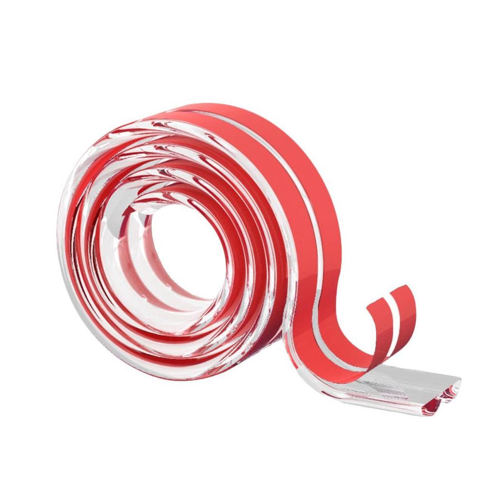 Expanded Clear Anti-Collision Baby Bumper Strip for Wall Corners and Edging