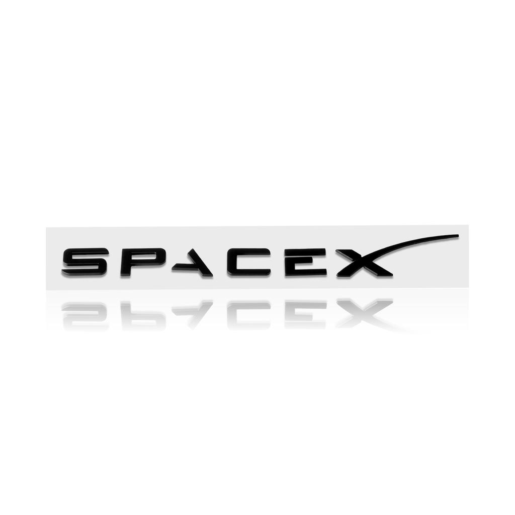 Car Original ABS Letter Logo Rear Tailgate Trunk Emblem Stickers For Tesla MODEL 3 MODEL Y SpaceX DUAL MOTOR Model S Model X
