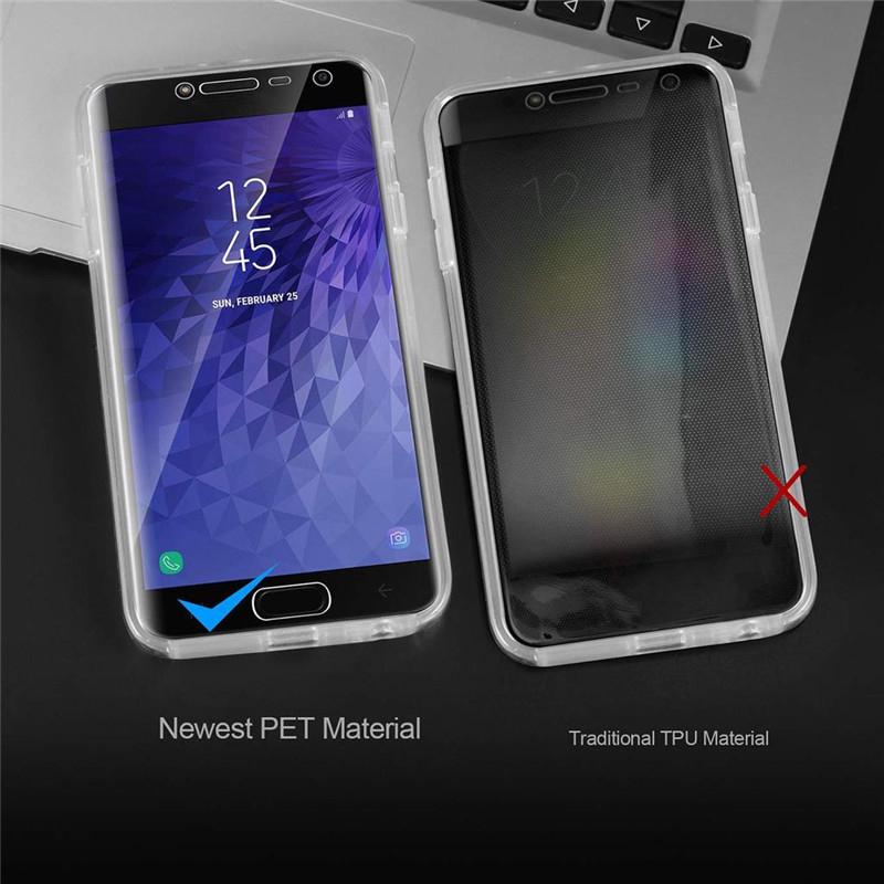 360° Full Body Cover Case For iPhone Samsung Huawei Honor Xiaomi Redmi OPPO OnePlus Anti Drop Clear Hybrid PC Hard Silicone Thin Shell