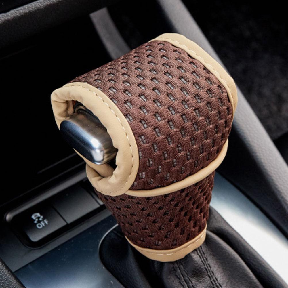 Car Shift Knob Cover Gear Shift Non Slip Grip Handle Protective Covers Universal Gear Automatic Car Interior Accessories