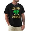 Fueled By Chickpeas Tshirt Casual Loose Fit Summer Tee Shirt