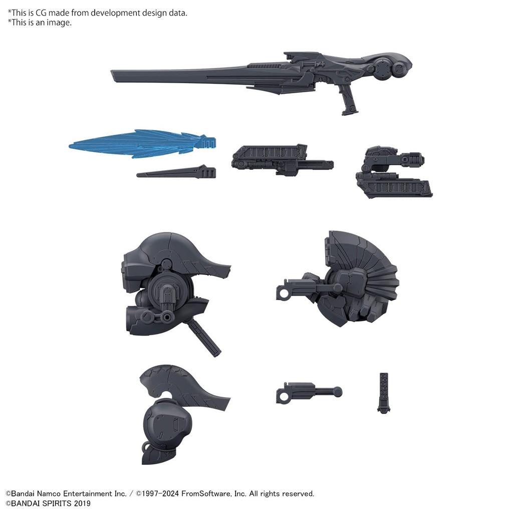 30MM Option Parts Set ARMORED CORE VI FIRES OF RUBICON Weapon Set 01 Цветная пластиковая модель
