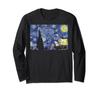 Spongebob Squarepants Starry Night Painting Long Sleeve T-Shirt