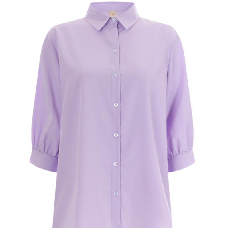 Shop Women Puff Sleeve Summer Short Sleeve Shirt Sora Bls Wnb 12028