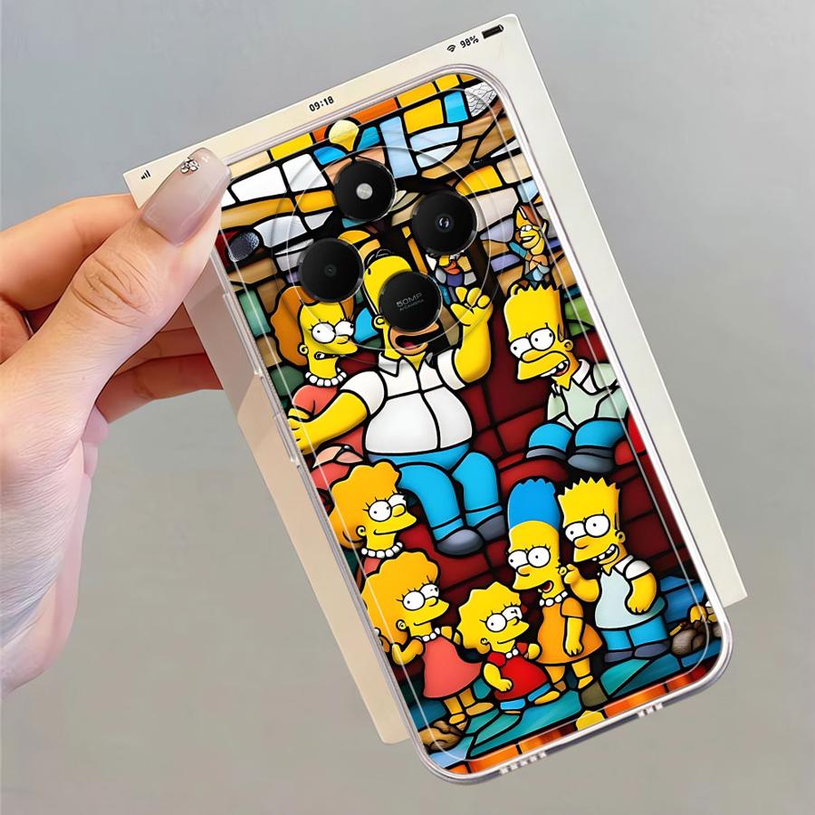 Case for Xiaomi Mi 11 Lite 11T Pro Soft Phone Cover The Simpsons Cartoon