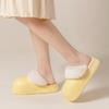Removable Cotton Slippers Women's Autumn and Winter New Home Indoor Thick Bottom Warm Velvet Waterproof Slippers Winter