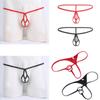 Mens Lingerie Crotchless and Open Butt Bikini G-string Underwear