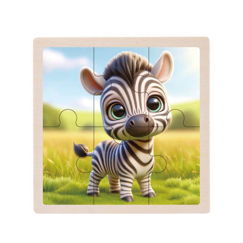 Деревянный развивающий пазл для малышей, 1-5 лет