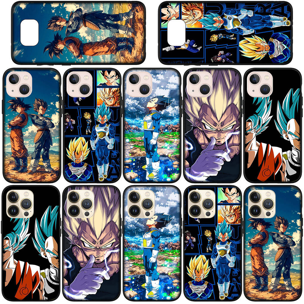 Чехол для iPhone 17 15 16 Plus Xiaomi Poco X7 X6 F8 F7 M8 C85 C75 C71 Redmi Note 14 12 11 13 Pro Max A4 14C 13C 15C Милый Дракон Гоку Веджета IV Шар