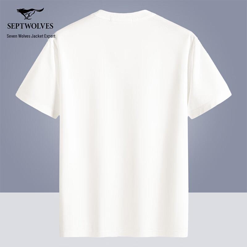 Septwolves Men's Cool-Touch Round Neck Short Sleeve T-Shirt
