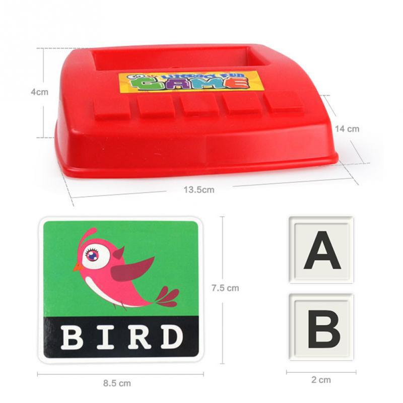Alphabet Letters Card Literacy Fun Game Learn USA English Language ABC Children Educational Toys