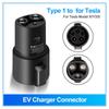 Новый разъем для зарядки электромобиля SAE J1772 Тип 1 для Tesla Convertor EVSE EV Charger Adapter для Tesla Model X/Y/3/S