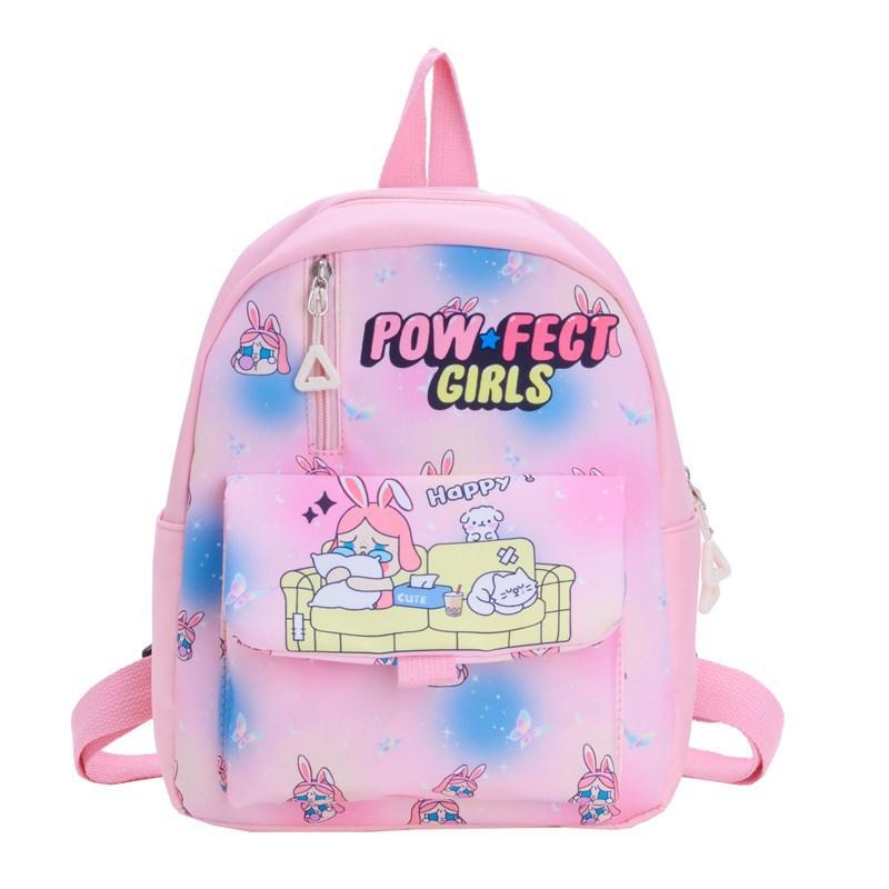 Kindergarten School Bag Cartoon Cute Fashion Print Boys And Girls Backpack Children'S Backpack