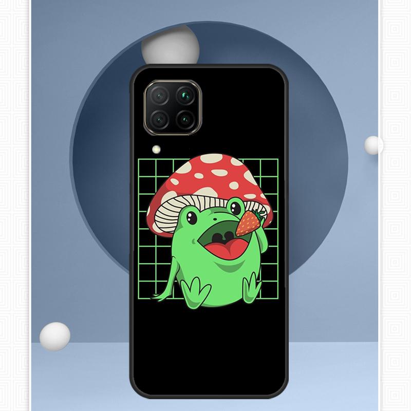 Коттеджкор Фрукты Клубника Лягушка Для Huawei Nova 12s 12i 11i 8i Y91 Y60 Y70 Y72 Y90 Y61 9 10 SE P20 P40 Lite P30 P60 Pro Чехол