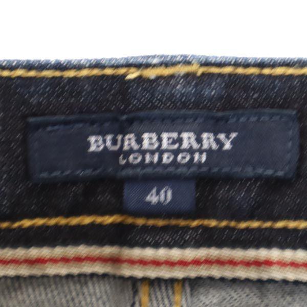 Burberry Sanyo Shokai Укороченные стрейчевые джинсы 40 Женские Б/У