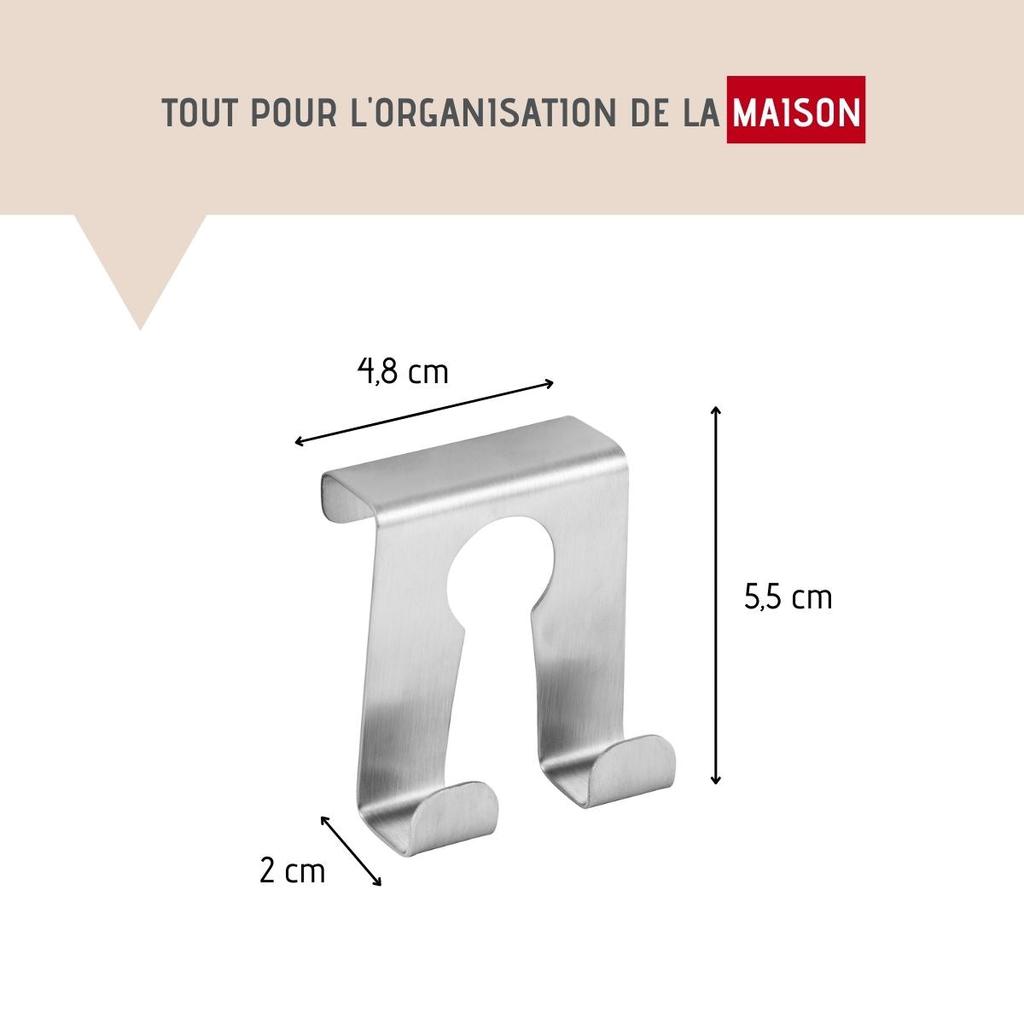 Fackelmann Tecno Stainless Steel Door Hook Ref. 61454