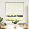 VidaXL Roller Blind Blackout Off-white 90x130cm Fabric Width, Day and Night Blind, Kitchen Blind, Blind 4011621