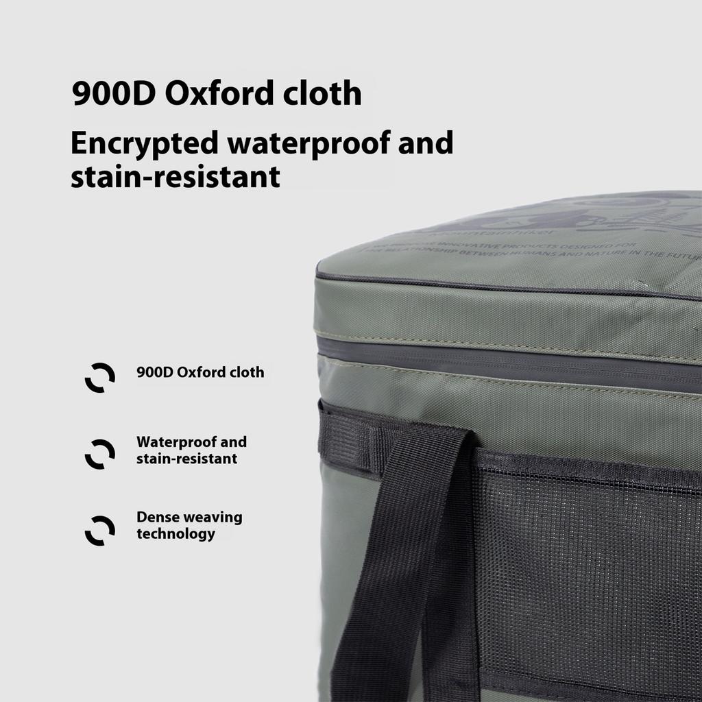 Cooler Bag Large Camping Storage Bags Multifunctional Outdoor Tool Storage Bag Collapsible Hiking Travel Meal Bag for Camping