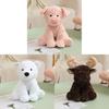 Коллекция плюшевых игрушек животных из мягкой коротковорсовой ткани для детей и в качестве подарка
