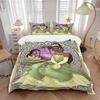 3pcs Tiana Princess Bedding Set - 1 Soft Quilt Cover + 2 Pillowcases, Machine Washable - Suitable for All Seasons, Perfect Gift for Family and Fr