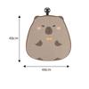 Cartoon Car Seat Decoration Comfort Plush Seat Cushion Capybara Car Headrest  Headrest