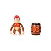 Коллекция фигурок Sanei Boeki Super Mario плюс Diddy Kong с бочкой DK FCP-010