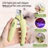 Светодиодные кусачки для когтей для домашних животных со встроенным освещением. Безопасно. Легкая стрижка когтей для собак и кошек. Удобная ручка. Нежные триммеры для когтей. Улучшенная видимость.