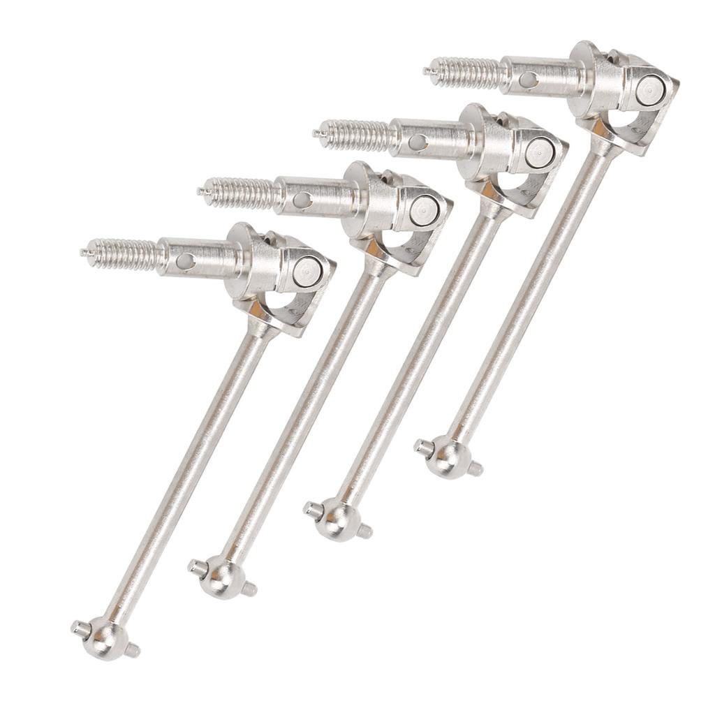 4Pcs Steel CVD Drive Shaft Transmission Axle for HSP 941239410894102 110 RC CarSilver