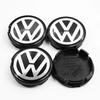 Emblems ABS 4pcs 55mm 56mm 65mm 70mm 76mm Car Wheel Center Caps Hubcap Cover For VW Volkswagen Jetta MK5 Golf Passat Styling 3B7 zf6