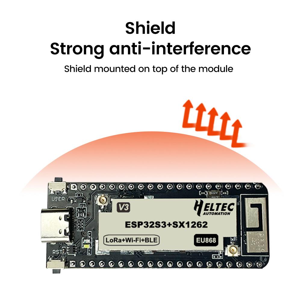 Плата разработки ESP32 Lora SX1262+ESP32S3 LoRa Беспроводной стик Lite V3 Плата разработки 433-510 МГц / 863-928 МГц