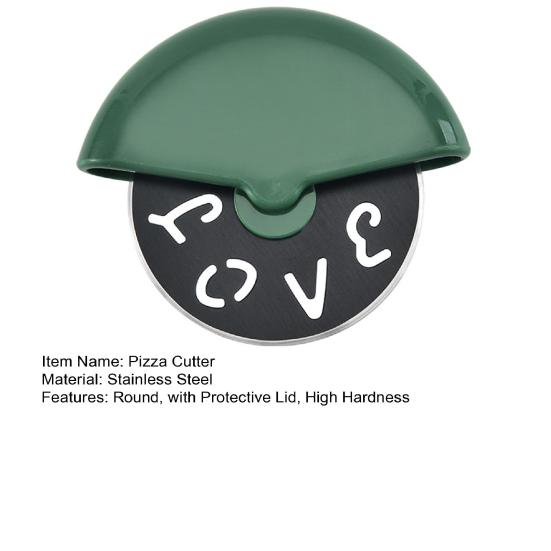 Нержавеющая сталь резак для пиццы антикоррозийный круглый режущий круг нож для пиццы с крышкой инструменты для выпечки кондитерских изделий кухонные гаджеты
