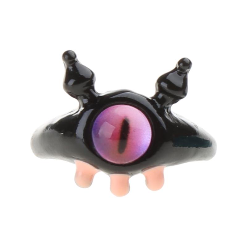 9 шт. Уникальные милые монстрики Кольцо Мультяшный глаз Открытое кольцо Регулируемое Резиновое кольцо на палец Подарок для детей и взрослых