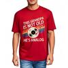 Top tees Plus Size Tshirt Soft For him Round Neck tshirt Daily Wear This Grandpa Is Not Old Hes Analog Minimalist For her tops