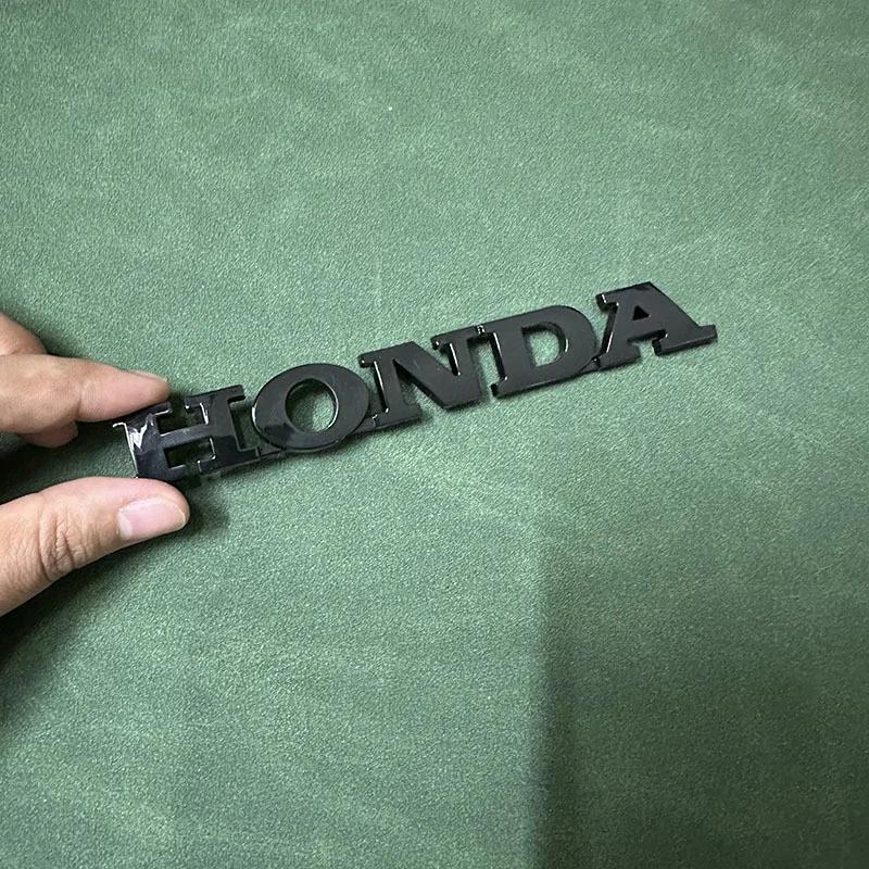 AAAMC1 For Honda Fit Civic Freed Fiber Accord CRV CR V Jazz Hybrid Odyssey Sticker Accessories 3D Metal Hybrid Logo Car Emblem Badge